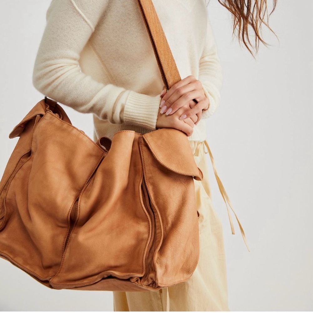 Free People Tan Shoulder Bag
